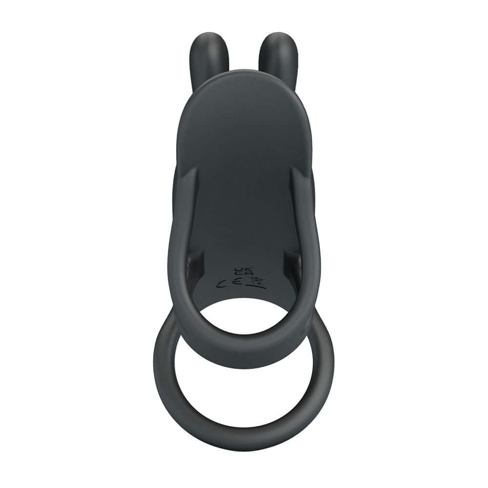 Party Up MARK Vibrating Penis Sleeve - Black USB Rechargeable Vibrating Cock Sleeve